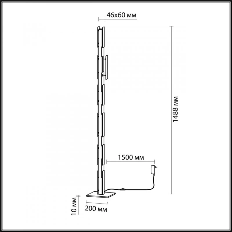 Торшер Odeon Light 4991/36FL